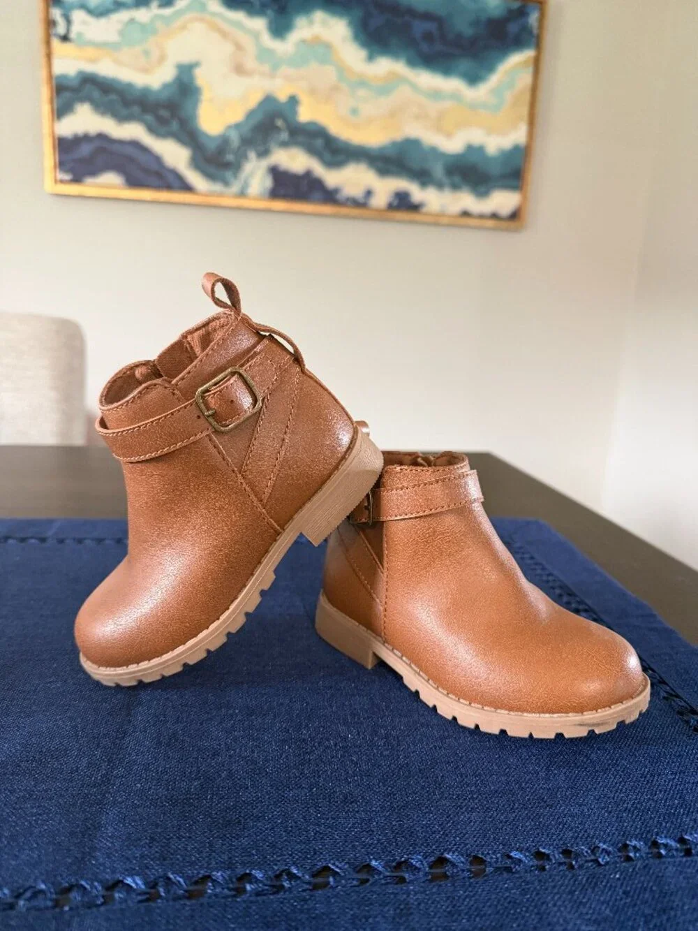 Old Navy Buckle Ankle Boots – Toddler Size 6 – Like New
